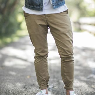 6E358Bd Men's Straight Fit Chino Pants — Cotton Twill