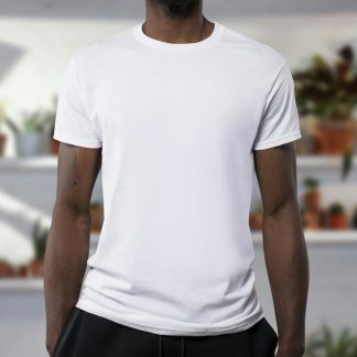6E358Bd Men's Classic Crew Neck T-Shirt — Soft Cotton Everyday Tee